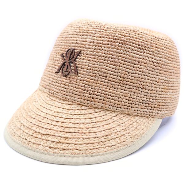 KITH（キス） 24SS Raffia Cap ワンポイントロゴラフィアキャップ 帽子