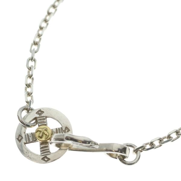【美品】正規品　ゴローズ　goros 細角チェーン goro's（ゴローズ） 【新品】メタル付きホイール細角チェーン