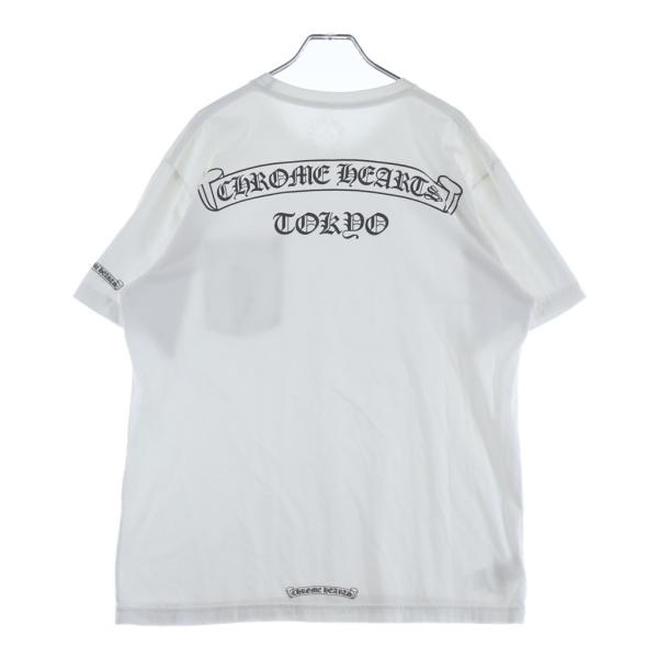 クロムハーツ 東京限定 バックスクロール ラベルプリント 半袖カットソー CHROME HEARTS（クロムハーツ） CH T-SHRT TOKYO LTD 東京限定 バック