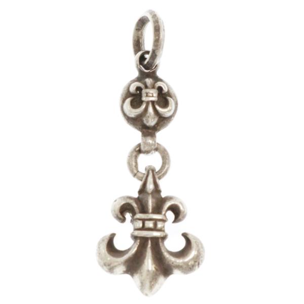 HEARTS CHROME チャーム フルール・ド・リス クロムハーツ　正規品　シルバー925 クロムハーツ キー シルバー925 ウォレットチェーン アクセサリー