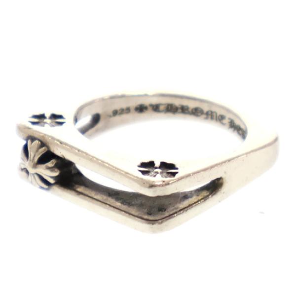 CHROME HEARTS（クロムハーツ） スクエア CHプラス シルバーリング