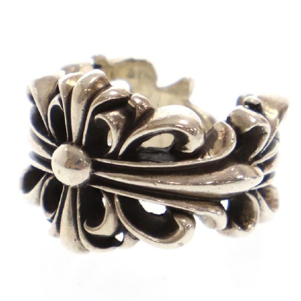 クロムハーツ ダブルフローラルクロスリング/DBL FLRL CRS 19号 CHROME HEARTS（クロムハーツ） DBL FLRL CRS ダブルフローラルクロス