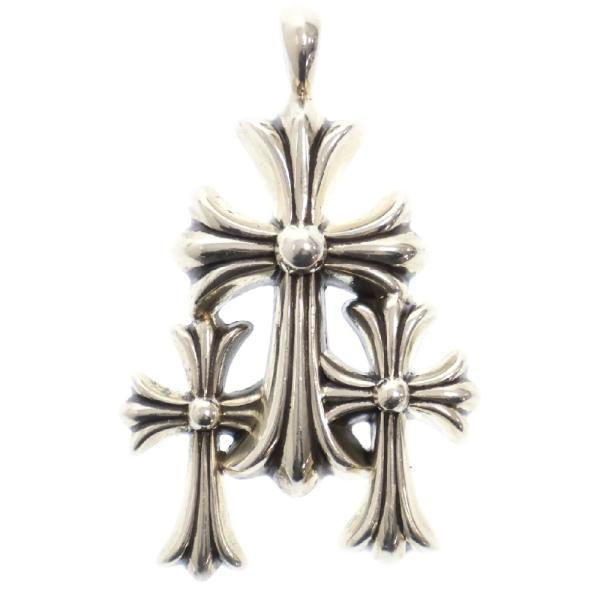クロムハーツ 3 CH CRS SML / トリプルCHクロススモール CHROME HEARTS クロムハーツ トリプルCHクロス スモール PAVEダイヤ