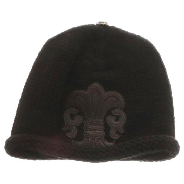 Chrome Hearts 黒 ビーニー クロムハーツ カシミア レザー ビーニー |勝利路市場 – SHENGLI