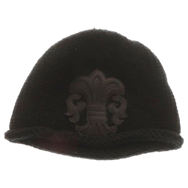 CHROME HEARTS（クロムハーツ） BEANIE CASH レザーパッチビーニー BS