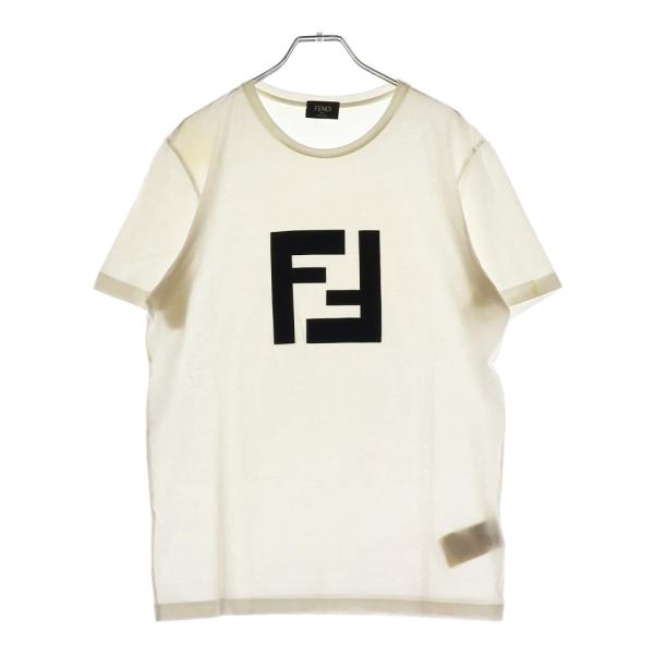 FENDI（フェンディ） FF Logo S/S Tee FAF532 FFロゴ 半袖Tシャツ