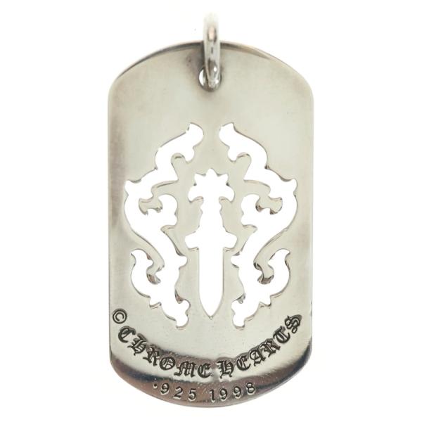 クロムハーツ ダガー ドッグタグ ネックレス CHROME HEARTS クロムハーツ D TAG LRG DAGGER ダガーカット