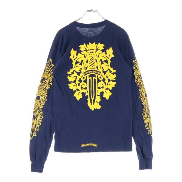 クロムハーツ CH L/S /1 ファイヤープリント長袖カットソー メンズ M