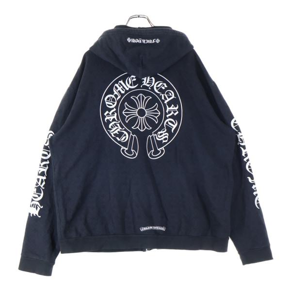 クロムハーツ SWTSHRT PLVR CHプラス総柄パーカー CHROME HEARTS（クロムハーツ） SWTSHRT HD ZIP CHプラス総柄プリント