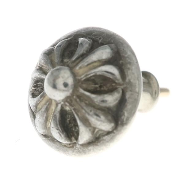 CHROME HEARTS クロムハーツ STUD CRSBLL クロスボールスタッドピアス シルバー BCA110 CHROME HEARTS（クロムハーツ） STUD CRSBLL クロスボールスタッド
