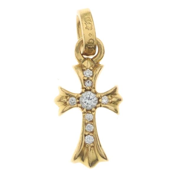 CHROME HEARTS クロムハーツ 22K CRS BBYFAT P/DIA ベイビーファットクロス PAVEダイヤ ペンダントトップ ゴールド BCA035 CHROME HEARTS（クロムハーツ） 22K CRS BBYFAT P/DIA ベイビー