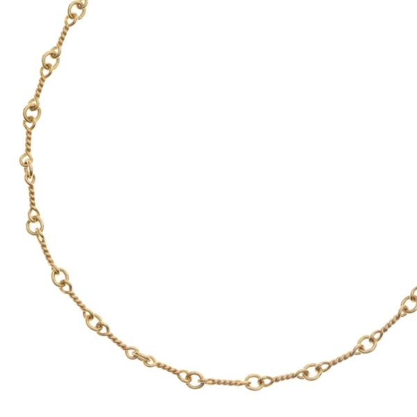 CHROME HEARTS（クロムハーツ） 22K NECKCHAIN T18 ツイストチェーン