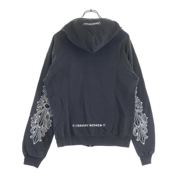 CHROME HEARTS（クロムハーツ） OLD SWTSHRT HD ZIP 袖フローラル