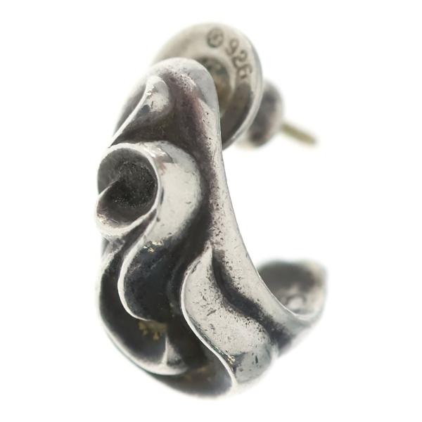 正規品クロムハーツ　ティアドロップピアス明日までタイムセール CHROME HEARTS（クロムハーツ） CARVED TEARDROP カーブドティア