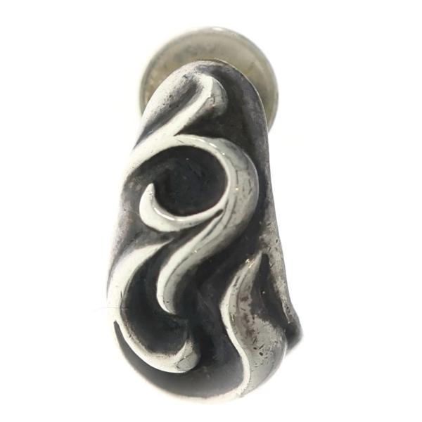 ☆ CHROME HEARTS カーブド ティアドロップ ピアス925 CHROME HEARTS（クロムハーツ） CARVED TEARDROP カーブドティア