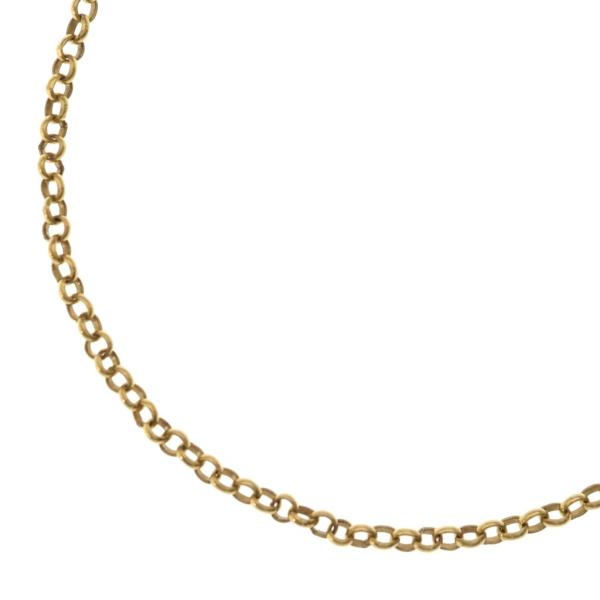 CHROME HEARTS クロムハーツ 22K NECKCHAIN R20 ロールチェーンネックレス 20inch ゴールド BCA011 CHROME HEARTS（クロムハーツ） 22K NECKCHAIN R20 ロールチェーン