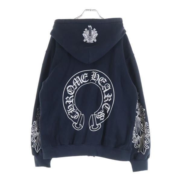 CHROME HEARTS（クロムハーツ） OLD SWTSHRT HD ZIP 袖フローラル