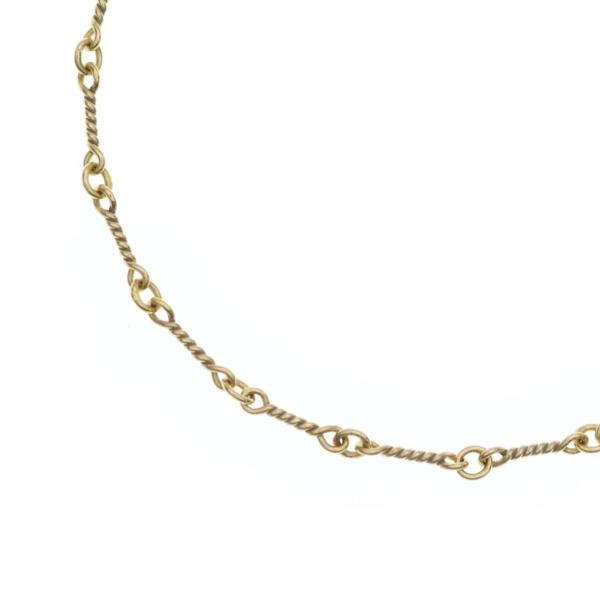 CHROME HEARTS（クロムハーツ） 22K NECKCHAIN T18 ツイストチェーン