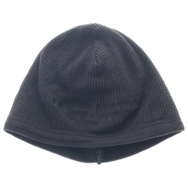 CHROME HEARTS クロムハーツ THERMAL BEANIE FUCK YOU刺繍 サーマルビーニー ブラック CHROME HEARTS（クロムハーツ） THERMAL BEANIE FUCK YOU刺繍 サーマル