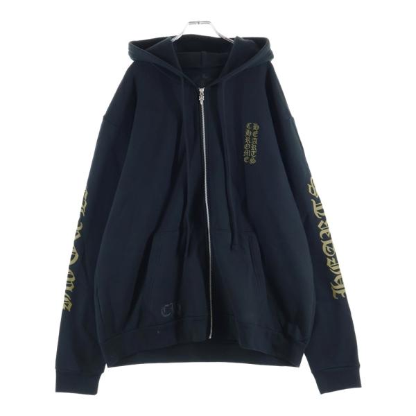 CHROME HEARTS（クロムハーツ） SWTSHIRT HD ZIP 袖英字ロゴプリント