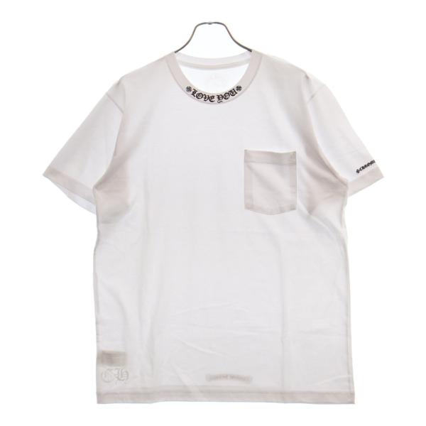 CHROME HEARTS クロムハーツ NECK love you LOGO S/S TEE ネック CHROME HEARTS クロムハーツ NECK love you LOGO S/S TEE ネック