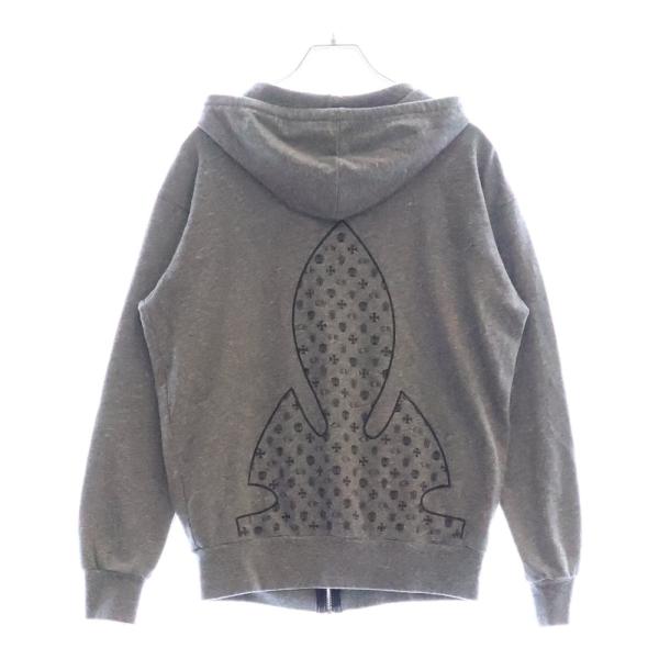 クロムハーツ バックアーチ ジップ アップ パーカー フーディー クロムハーツ SWTSHRT HD ZIP バックアーチ ジップアップパーカー