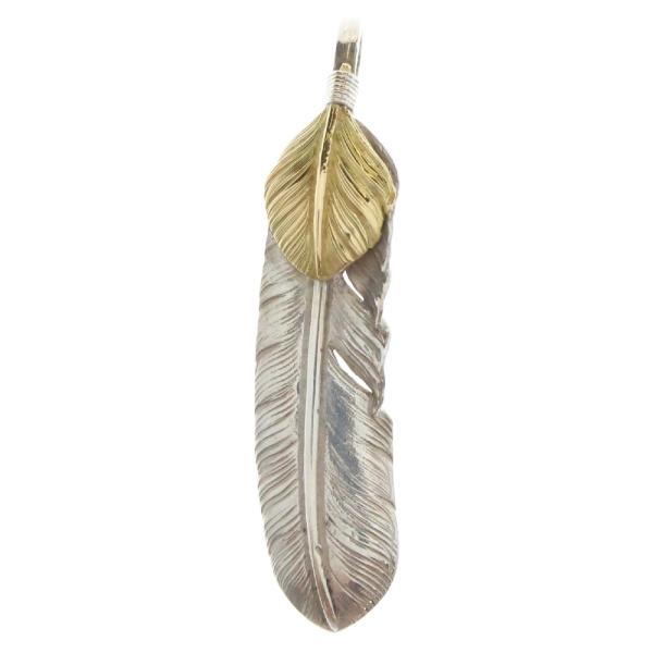 ゴローズ似、2点トップのみ goro's ゴローズ メタル付き矢じり大 ペンダントトップ シルバー