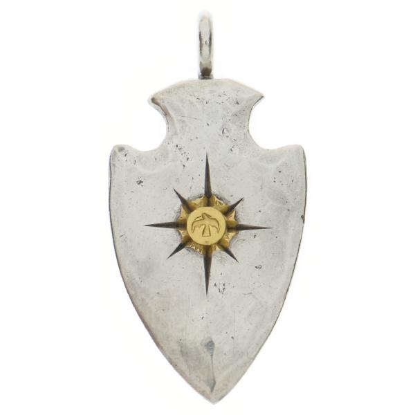 goro's ゴローズ メタル付き矢じり大 ペンダントトップ シルバー