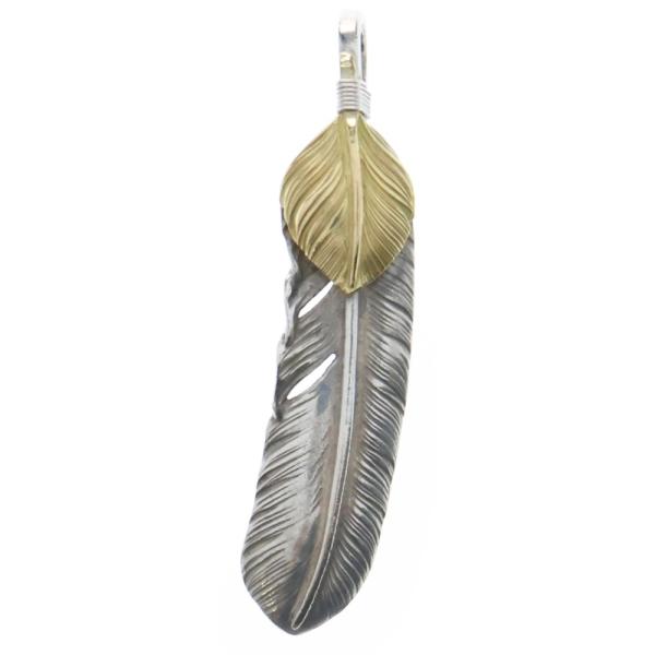 goro's（ゴローズ） 【オールド】上金特大フェザー 右向き ペンダント