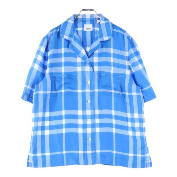 BURBERRY（バーバリー） バーバリーチェック柄 シルク半袖シャツ