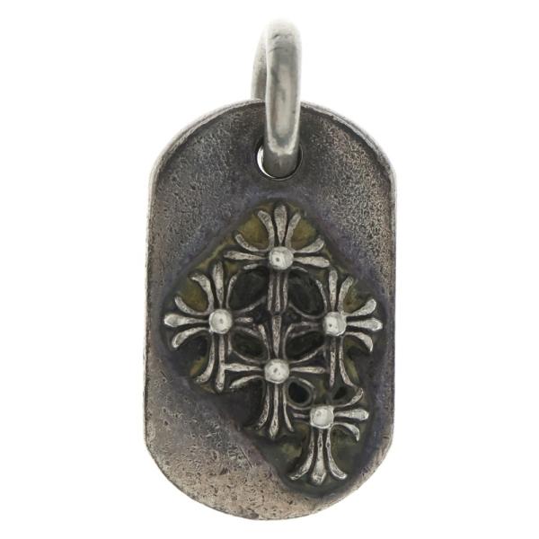(クロムハーツ) CH レイズド セメタリー クロス ドッグタグ ペンダントトップ CHROME HEARTS レイズドセメタリークロスドッグタグ ネックレス
