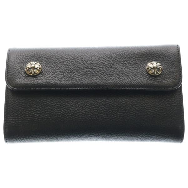 CHROME HEARTS（クロムハーツ） WAVE ウェーブ レザーウォレット 財布