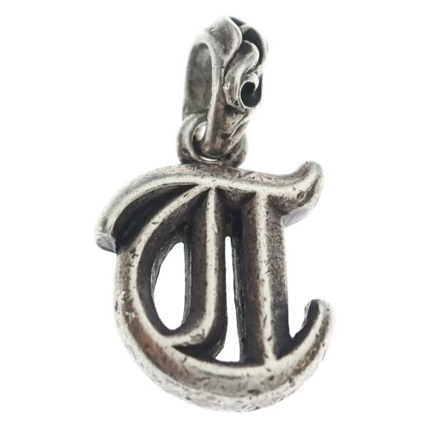CHROME HEARTS クロムハーツ ALPHABET CHARM アルファベットチャーム Tイニシャルチャームネックレストップ CHROME HEARTS（クロムハーツ） ALPHABET CHARM イニシャルチャーム T