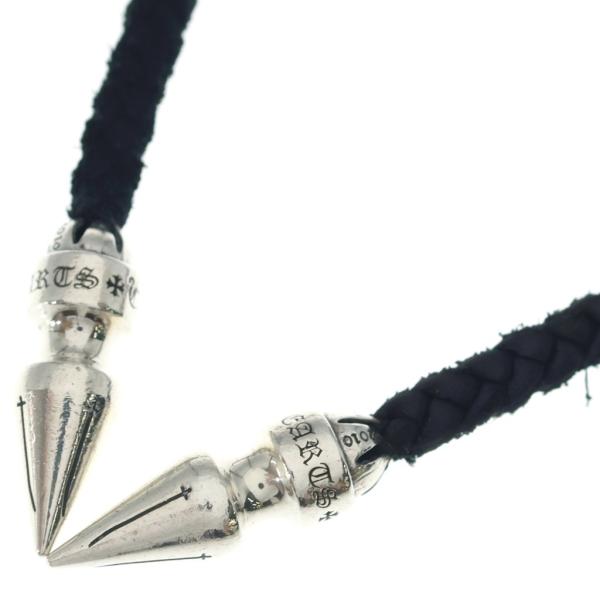 CHROME HEARTS（クロムハーツ） SPIKE LEATHER BRAID スパイクレザー