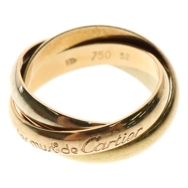 Cartier（カルティエ） トリニティ リング 750YG/PG/WG イエロー