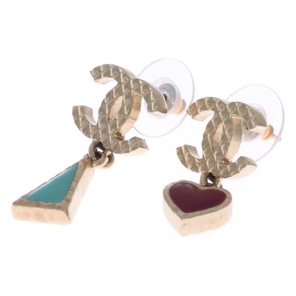 CHANEL（シャネル） ココマーク ハート トライアングル ピアス