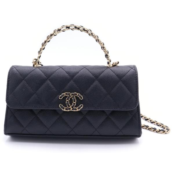 CHANEL（シャネル） マトラッセ キャビアスキン ゴールド金具 フォン