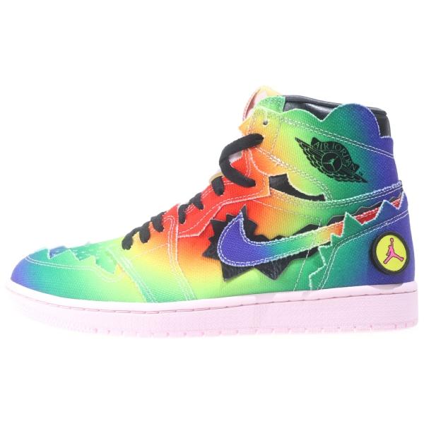 ナイキ ×J Balvin Air Jordan 1 High OG J・バルヴィン エアジョーダン1 ハイ OG ハイカットスニーカー US9/27cm レインボー DC3481-900