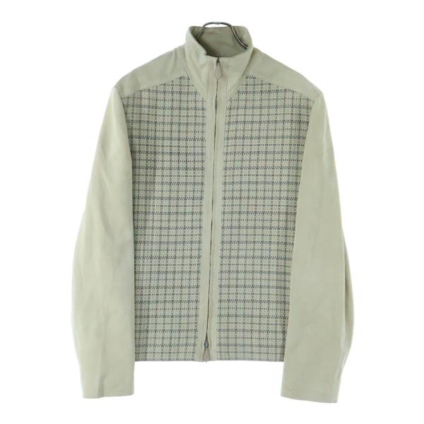 HERMES（エルメス） スウェードレザー イントレチャート ジップアップ