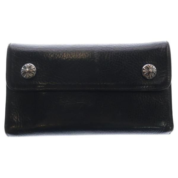 CHROME HEARTS（クロムハーツ） WAVE ウェーブ レザーウォレット 財布