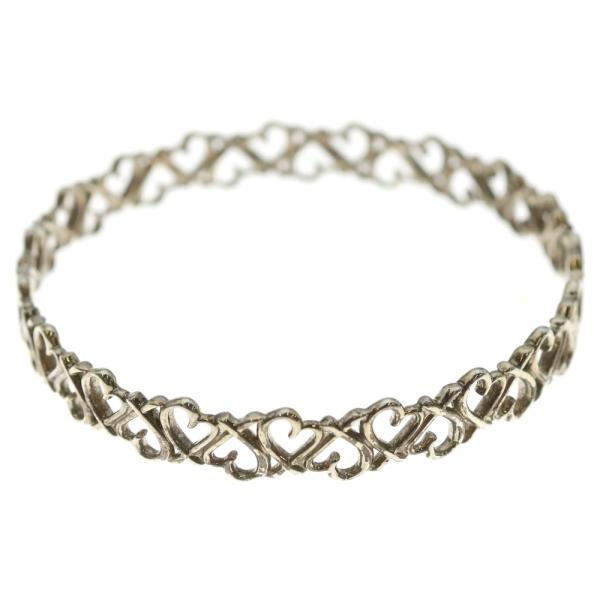 ティファニー TIFFANY ハート リボン バングル SV YG コンビ 希少 ティファニー TIFFANY ハート リボン バングル SV YG コンビ 希少