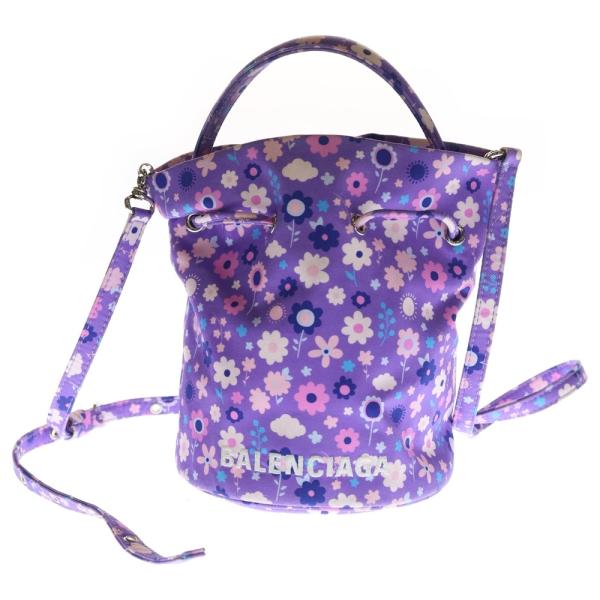 バレンシアガ　ミニショルダーバッグ BALENCIAGA（バレンシアガ） ホイールXS ミニバッグ フラワープリント