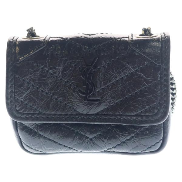 Yves Saint Laurent（イヴ・サンローラン） NIKI ニキ レザー ミニ