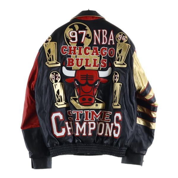 JEFFHAMILTON ジェフハミルトン ×NBA ChicagoBulls Champions Leather
