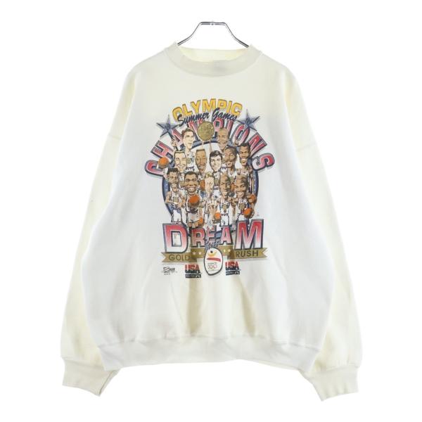 VINTAGE ヴィンテージ 1992 Dream team Sweatshirt バルセロナオリンピック ドリームチーム スウェット ホワイト