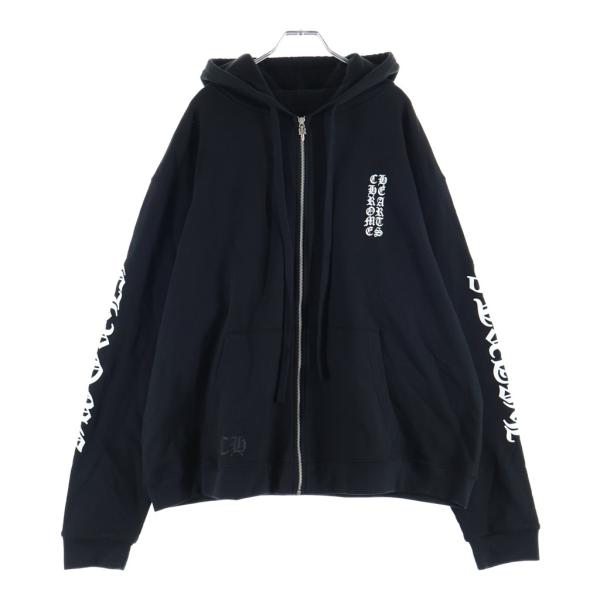 CHROME HEARTS（クロムハーツ） SWTSHRT HD ZIP アームロゴプリント