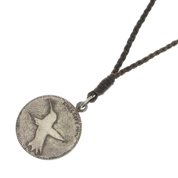 FREE CITY（フリーシティ） Large Coin Sparrow Silver Necklace