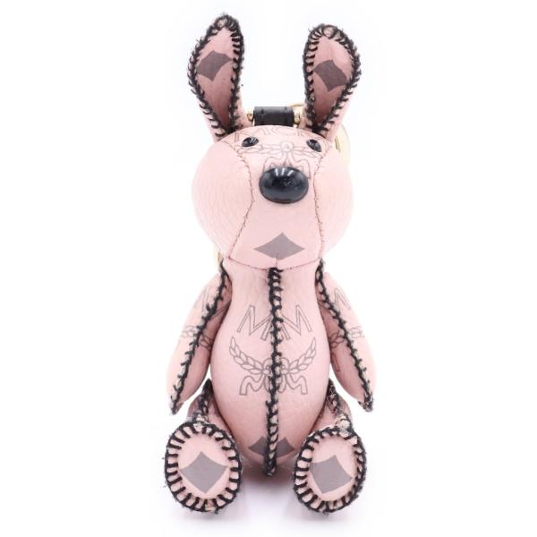 MCM レザーうさぎチャーム MCM（エムシーエム） エム シー エム ロゴグラム アニマルキーホルダー