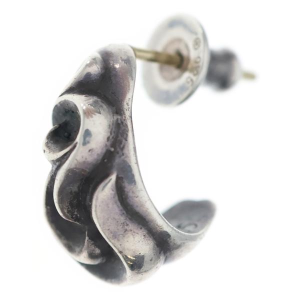 CHROME HEARTS クロムハーツ CARVED TEARDROP カーブドティアドロップ ピアス シルバー BCA091 CHROME HEARTS（クロムハーツ） CARVED TEARDROP カーブドティア