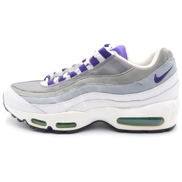 ナイキ 【観賞用2015年製】AIR MAX 95 OG GRAPE エアマックス95OG グレープ ローカットスニーカー ホワイト/パープル US9/27cm 554970-151